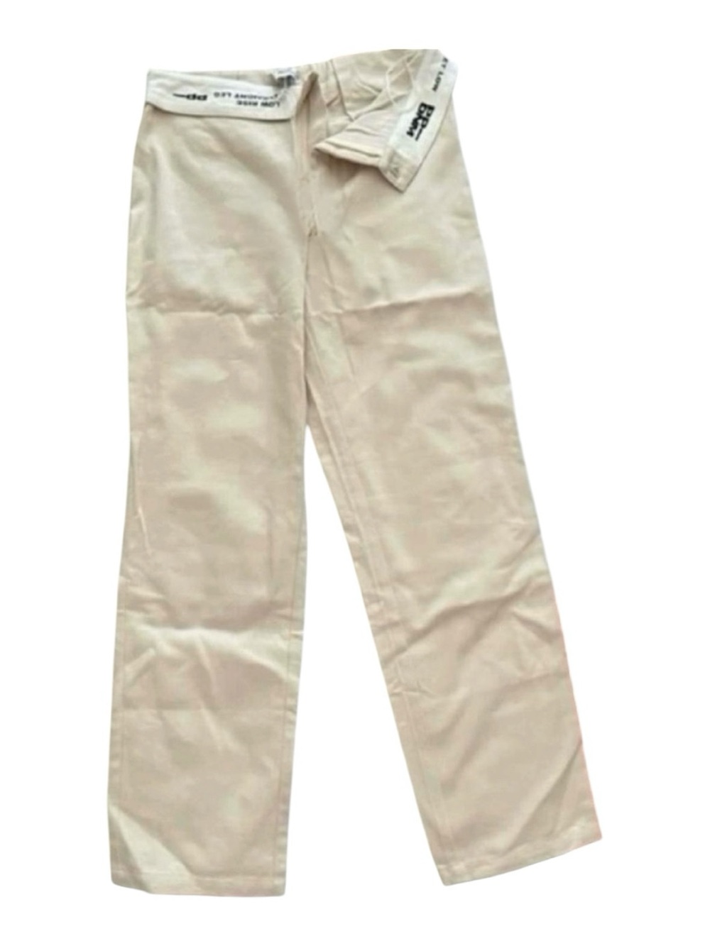 Princess Polly low rise straight Leg Pants in Cream